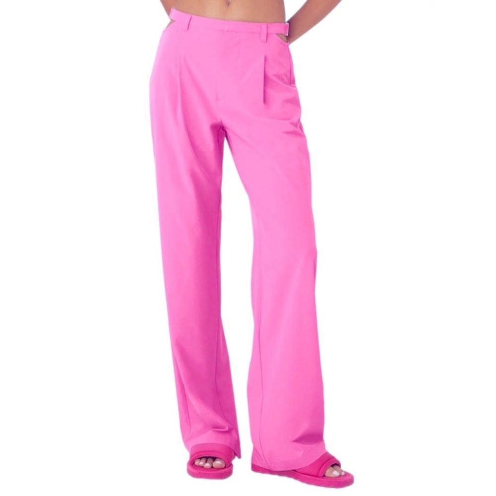 ALO Yoga Showdown mid rise trouser paradise pink S
